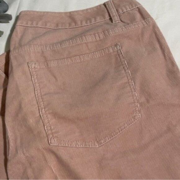 Talbots Signature Boot Corduroy Pants Women's Mauve Size 18 - Picture 8 of 8